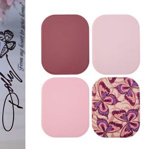 Dolly Parton 4-PC Butterfly Print/ Solid Cutting Mats